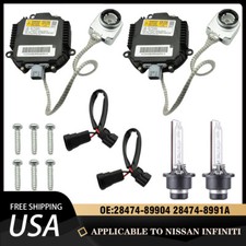 2pcs Fit 07-15 Infiniti G35 G37 Q40 Q50 Xenon Ballast Igniter Hid D2s Bulb Kits 2pcs Fit 07-15 Infiniti G35 G37 Q40 Q50 Xenon Ballast Igniter Hid D2s Bulb Kits