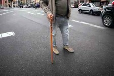 Handmade Wooden Cross Walking Stick - Elegant Crutch for Men and Women