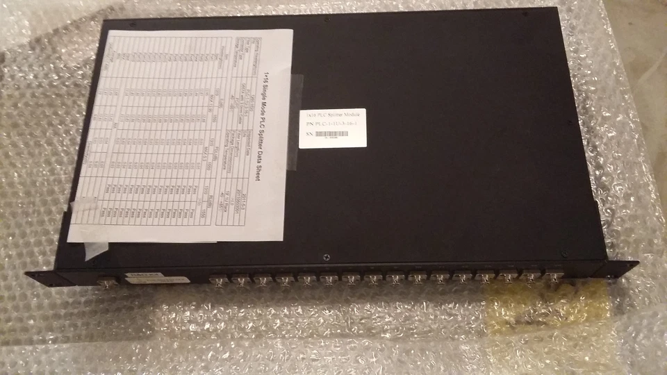 ПЛК разветвитель модуль / стойка держатель 1 x 16 ПЛК-1-1U-3-16-1 один режим PLC11U3161 - Изображение 3 из 4