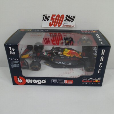 #11 Sergio Pérez Oracle Red Bull Racing F-1 Race Car Burago 1/43 Diecast