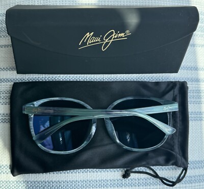 Maui Jim Water Lily MJ 796 55B Aquamarine Frame + Blue  display picture 2