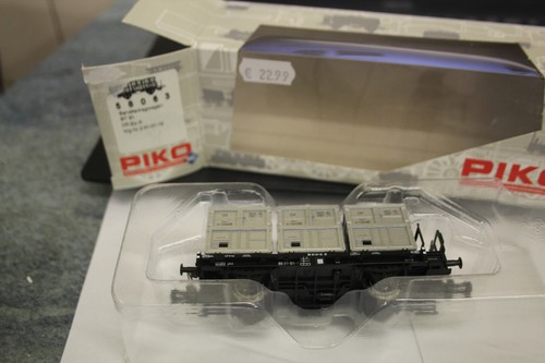 PIKO H0 58063 BEHÄLTERTRAGWAGEN DRG  DC TOP!OVP! OW163/03 | Zustand: Gebraucht