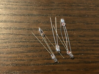 5 New Grain-of-Wheat Bulbs 16v 40mA Lamps Vintage Receiver Lights 2.5MM