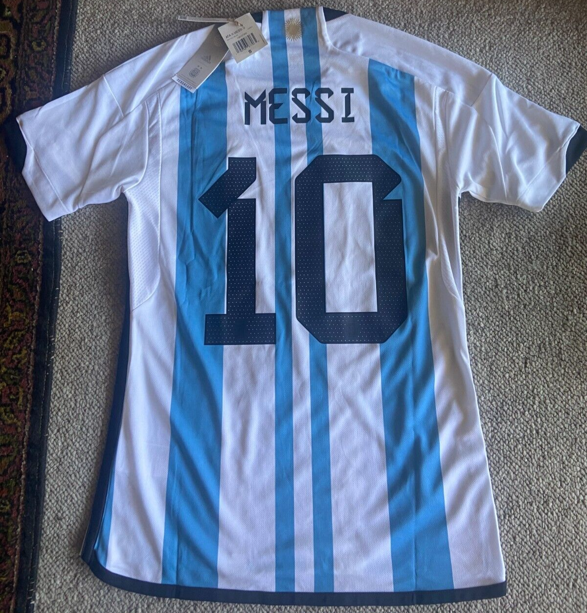 ARGENTINA HOME ADIDAS ORIGINAL WORLD CUP 2022 STADIUM AEROREADY