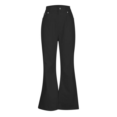 Men's Stretch Bell Bottoms Relaxed Fit Comfort Flared Leg Pocket Suit Trousers - Picture 17 of 54