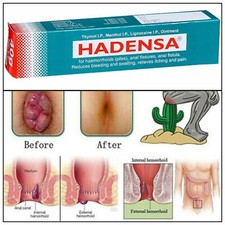 Hadensa Ointment used in the treatment of piles 20gm fissures, and anal fistula.