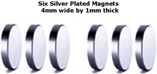 Magnetic Nose Stud Stainless Steel 2mm Tiny Clip On Fake Piercing Comfortable - Picture 6 of 8