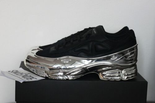 Adidas Raf Simons Ozweego BLACK SILVER MIRROR US 5 7 9 10 12 Chrome ...