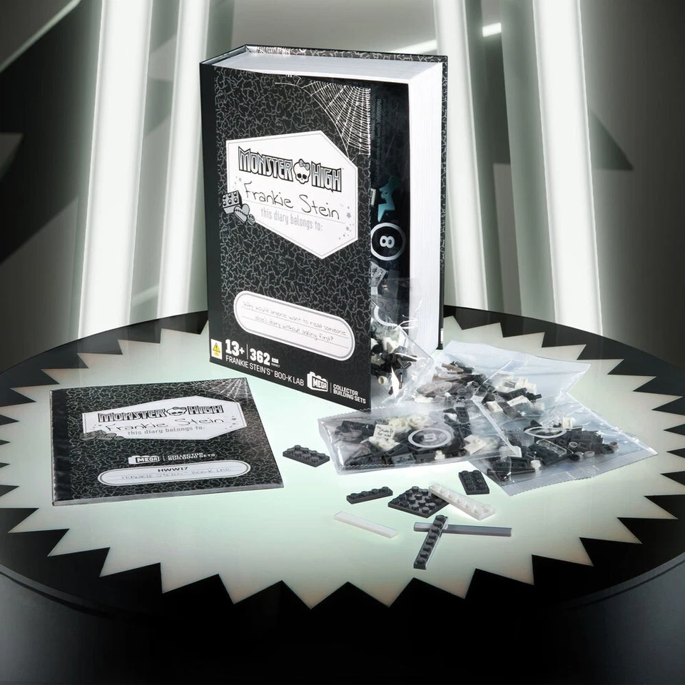 Monster High SDCC 2024 Mattel Exclusive MEGA Construx Frankie's BOO-K Lab Build - Image 2 of 4