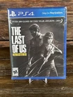 The Last of Us Remastered Unopened Sealed PS4 Not For Resale