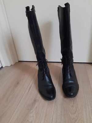 Jolies Bottes noires, MINELLI , tout cuir , T.40 - Photo 1/4