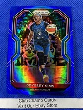 2021 #80 Odyssey Sims WNBA Panini Prizm Basketball Blue Prizm 091/149 Dream