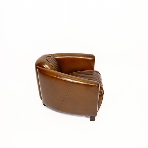 Clubsessel Bernard Leder Lounge Herrenzimmer Mancave Relax Kamin Cigar Vintage - Bild 10 von 11