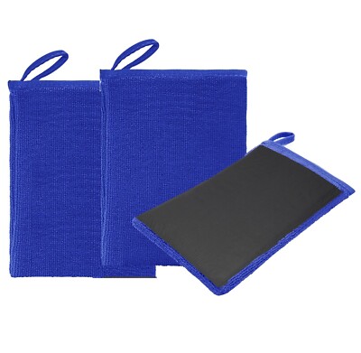 3× Car Wash Gloves Microfiber Clay Bar Towel Detailing Cleaning Cloth Rag Mitt
