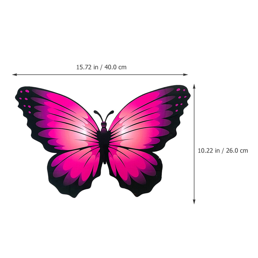 2 Pcs Butterfly Wall Sticker Pvc 3d Art Large Butterflies Stickers eBay