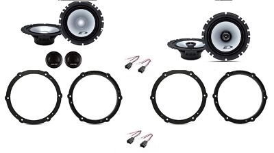 Set 6 Lautsprecher Alpine für Hyundai I30 Vorne und Hinten 2-Wege Coaxial