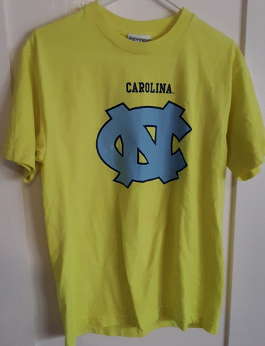 University of North Carolina Tar Heels LIME GREEN T Shirt M Medium