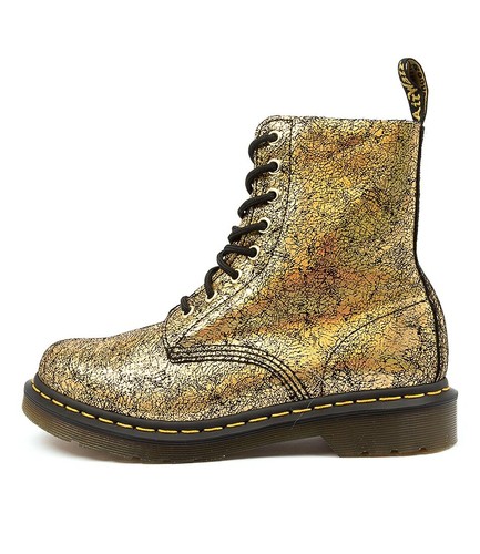 New Dr Marten 1460 Pascal Crackle Gold 