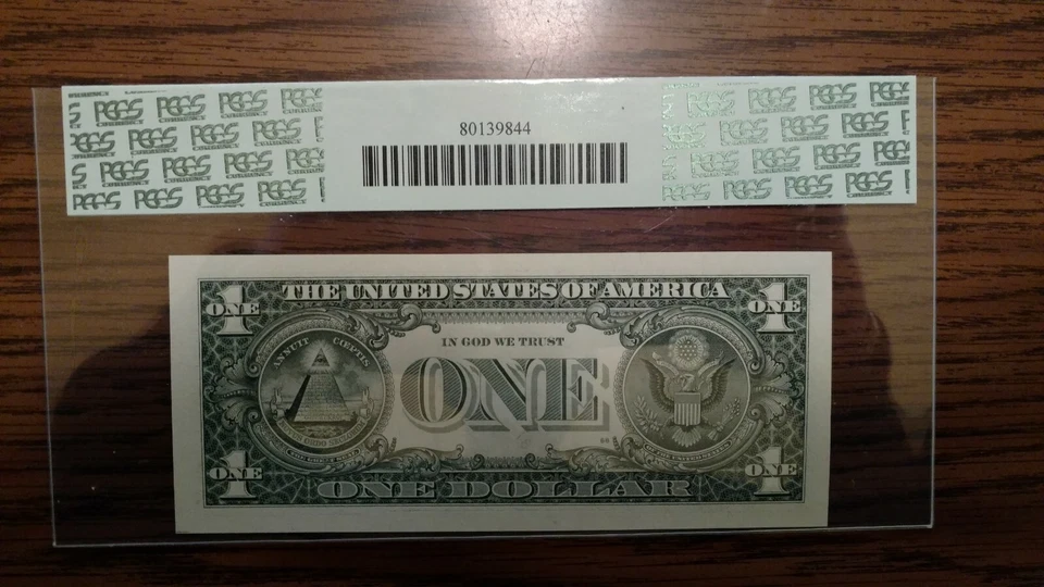 FR-1927-F* 2001 $1.00 FW Federal Reserve Note PCGS 66 PPQ Gem New STAR NOTE..... - Image 2 of 4