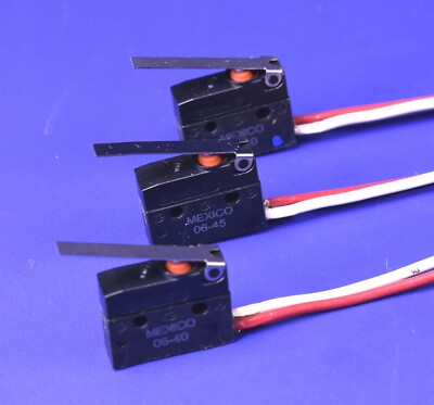 3 Cherry DC4 Miniature Snap Action Normally Closed Switch 3A 250VAC SPST 