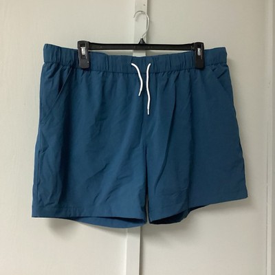 Original Use Men's Size XL CARGO Athletic Short NYLON QUICK DRY Elastic Blue