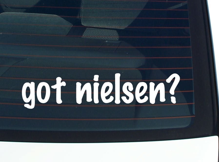Nielsen Funny Last Name Car Decal Bumper Sticker Vinyl Window Pride