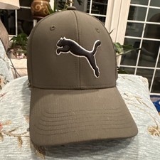 Puma Sage Olive Green Sz-L/XL Flex Fit Hat/Baseball Cap Amazing Condition