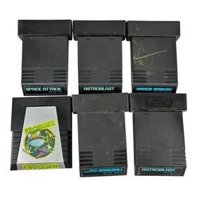 Atari 2600 Woody Console Bundle 39 Games Joysticks Donkey Kong Frogger Works