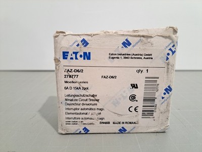 EATON Leistungsschalter 2P D 6A 15kA AC FAZ D6/2 278777_0.23_5
