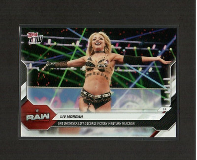 2026 Topps Now WWE Liv Morgan Like She Never Left: Secures Victory In Return #5