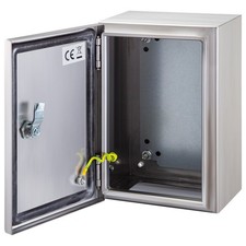 16x12x8in Heavy Duty 304SS NEMA 4X Enclosure IP66 Water Dust Proof