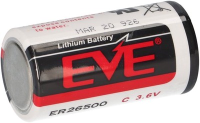 EVE ER26500 ER 26500 C 3.6V 8500mAh Li-SOCI2 kompatibel LS26500 LS