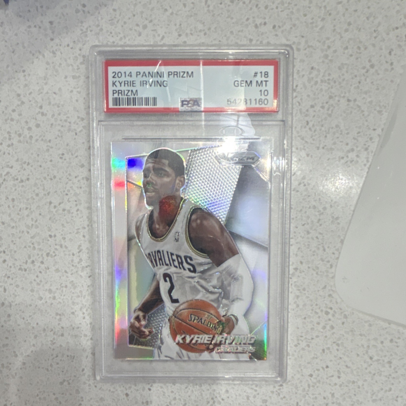 2014-15 Panini Prizm Kyrie Irving #18 Prizm PSA 10 GEM MT Cleveland Cavaliers