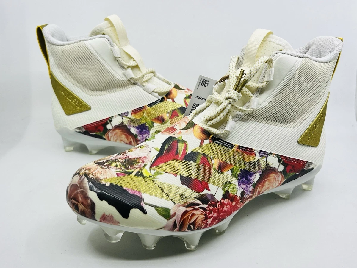 adidas Adizero Cleat White Metallic Gold for Sale 