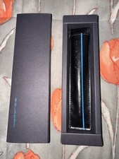 Piquadro Portapenne Nuovo In Pelle Con Penna Tattile Linea Blue Square