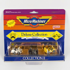 1988 Galoob Micro Machines Deluxe Collection II Porsche Corvette Jaguar Sealed