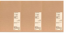 MUJI A6 Plain Notebook 32 Sheets Set of 3 books set Made in Japan