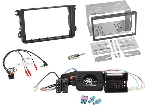 JVC DAB Lenkrad 2DIN Bluetooth USB Autoradio für VW Amarok Beetle EOS Caddy Golf - Bild 3 von 12