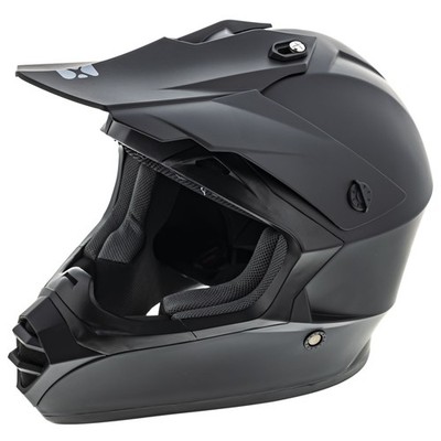 CKX TX228 Helmet Matte Black Quick Release DOT Certified Snow Moto