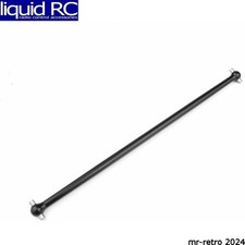Tekno RC 6600 Tapered Driveshaft center front 7075 black ano EB410
