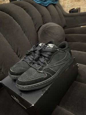 Size 8.5M- Jordan 1 Retro Low OG SP x Travis Scott Black Phantom