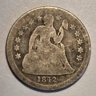 Nicer Low Mintage 1842 P Liberty Seated Dime