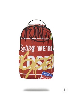 SPRAYGROUND BACKPACK TRASH SORRY WERE CLOSED 910B3150NSZ LIMITED EDITION 