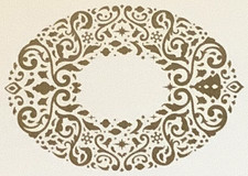 Stampin Up Big Shot HOLIDAY FRAME Embossing Folder Christmas Frame Oval Sizzix