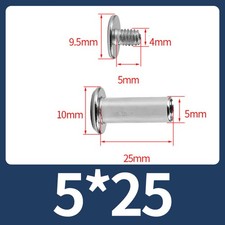 Binding Barrel And Screw Ledger Screws Cylindrical Nut Rivet M3 - M6/5 - 100mm