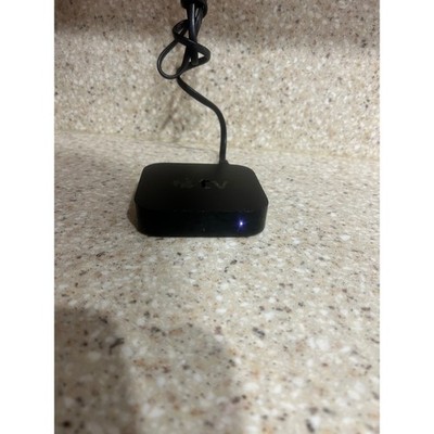 Apple TV HD Model A1469 Media Streamer Black With Power Cable No Remote Working