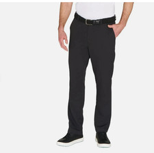 Greg Norman Textured Stretch Pants Black Men's Size 34 x 29 NWT