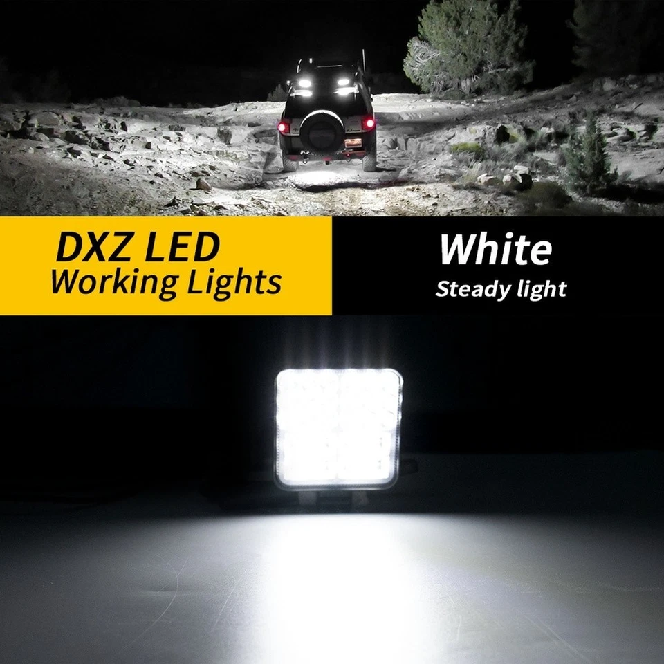 12W LED Work Light for Car For Truck Motorcycle SUV ATV Compact 3 Inch Design - Image 4 of 4