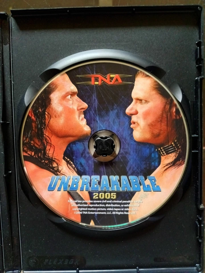 TNA Wrestling Unbreakable 2005 (DVD) Rhino, Raven, AJ Styles, Abyss, Samoa Joe Foto 3 de 4