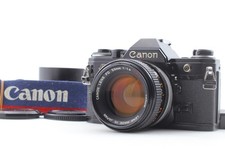 NER MINT Canon AE-1 Film Camera Black FD 50mm f/1.4 S.S.C. Lens from JAPAN